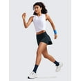 thumbnail image 4 of CRZ YOGA High Waisted Running Shorts for Women 3 Inches Athletic Tennis with Pockets, 4 of 6