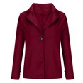 thumbnail image 5 of Munlar Shirt Jacket Women-Fashion Solid Long Sleeve Outerwear Women Winter Coat Clearance, 5 of 8