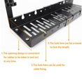 thumbnail image 2 of Expandable Under Desk Cable Storage Rack Management Tray Desk Socket Holder Wire Cord Power Strip Adapter Wire Organizer, 2 of 7