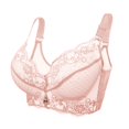 thumbnail image 4 of GEWSEY Padded Push Up Lace Bras for 34A to 44C Underwire Pink, 36, 4 of 4