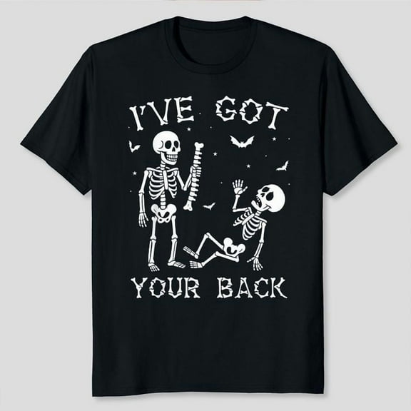 Halloween Skeletons Ive Got Your Back Costume T-Shirt Unisex, Sizes S-5XL, Gategoo