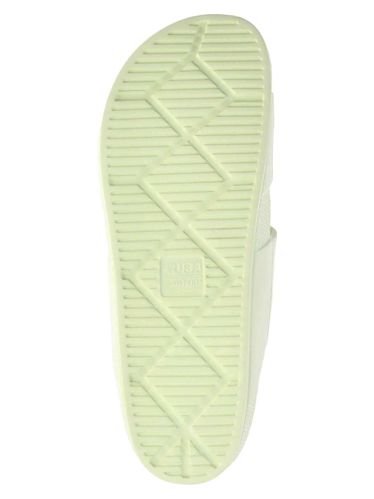 Time and Tru Women's Double Buckle EVA Slide Sandals