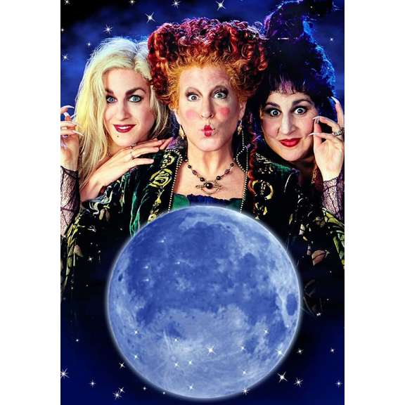Witch-themed adult diamond painting set, 5D full-diamond DIY diamond art set, gemstone art canvas 12 x 16 inches.