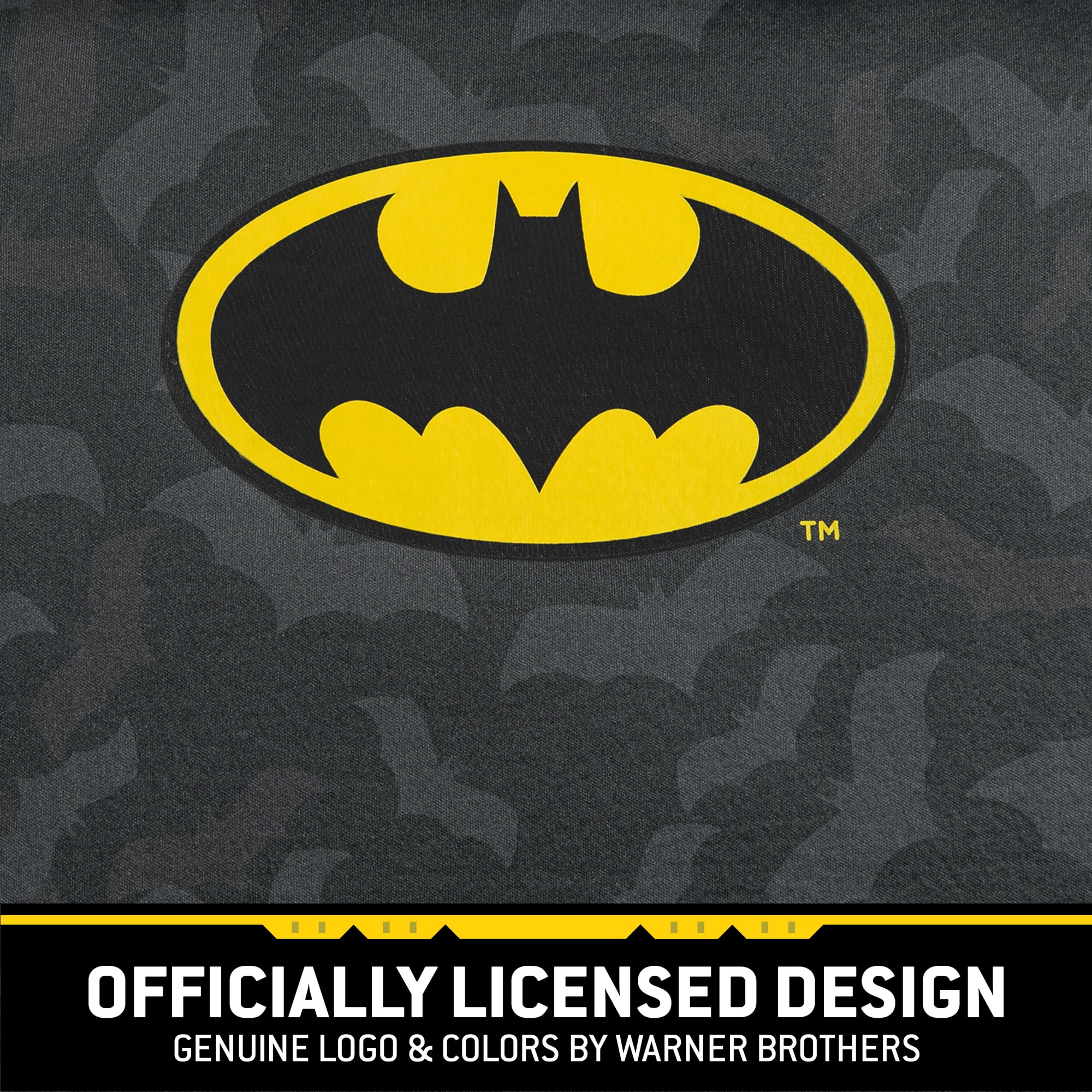 Batman Car Seat Covers for Front Seats with Matching Seat Belt Pads Officially Licensed Warner Brothers Superhero Auto Accessories Bundle, Universal Fit For Car Truck Van and SUV