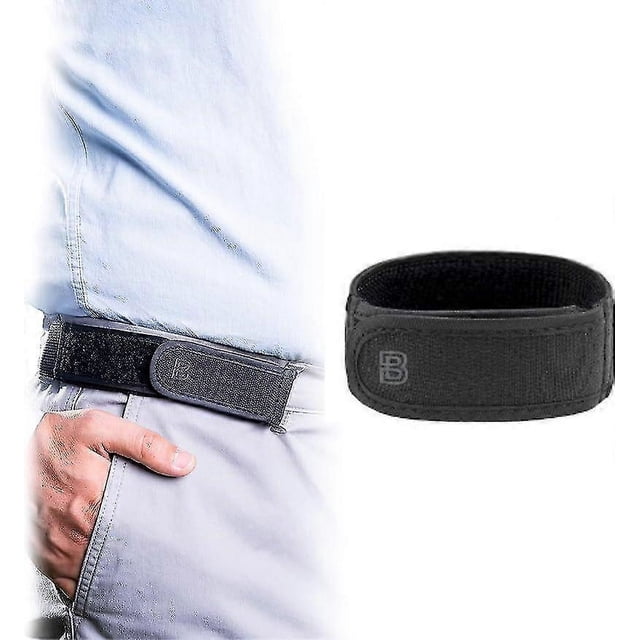 No Buckle Elastic Belt For Men Fits 1.5 Inch Belt Loops, Comfort