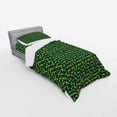 thumbnail image 3 of Ambesonne Abstract Bedding Set 4 Pcs, Green Toned Shapes, Queen, Sea Green and Green, 3 of 3