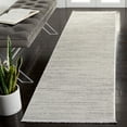 thumbnail image 2 of SAFAVIEH Whisper Zoie Solid Runner Rug, Light Grey/Ivory, 2'2" x 8', 2 of 9