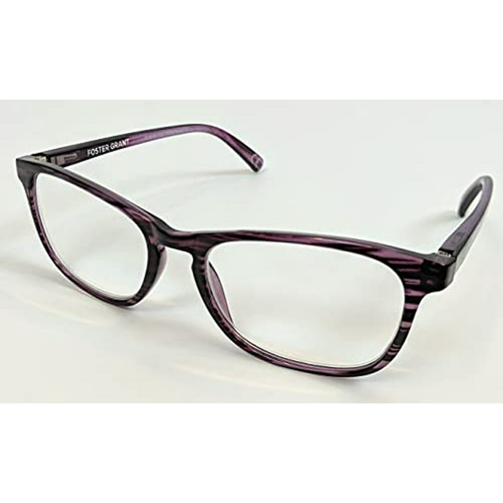 Magnivision Foster Grant Purple Patterned Elana Women’s Reading Glasses 1 50