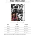 thumbnail image 4 of Liams Music Payne Flannel Blanket Air Conditioning Blanket Nap Blanket Sofa Throw Blanket Throw Blankets 40"X30", 4 of 6