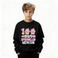 thumbnail image 5 of Ruyang The 100th Day Of School Sweatshirts Girls Cute Graphic Preppy Pullover Sweatshirt Oversized Back To 𝐒chool Shirt, 5 of 7