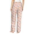 thumbnail image 3 of Uemuo Cute Ducks In Hats Pattern Women's Wide Leg Palazzo Lounge Pants with Pockets Light Weight Loose Comfy Casual Pajama Pants-XX-Large, 3 of 9