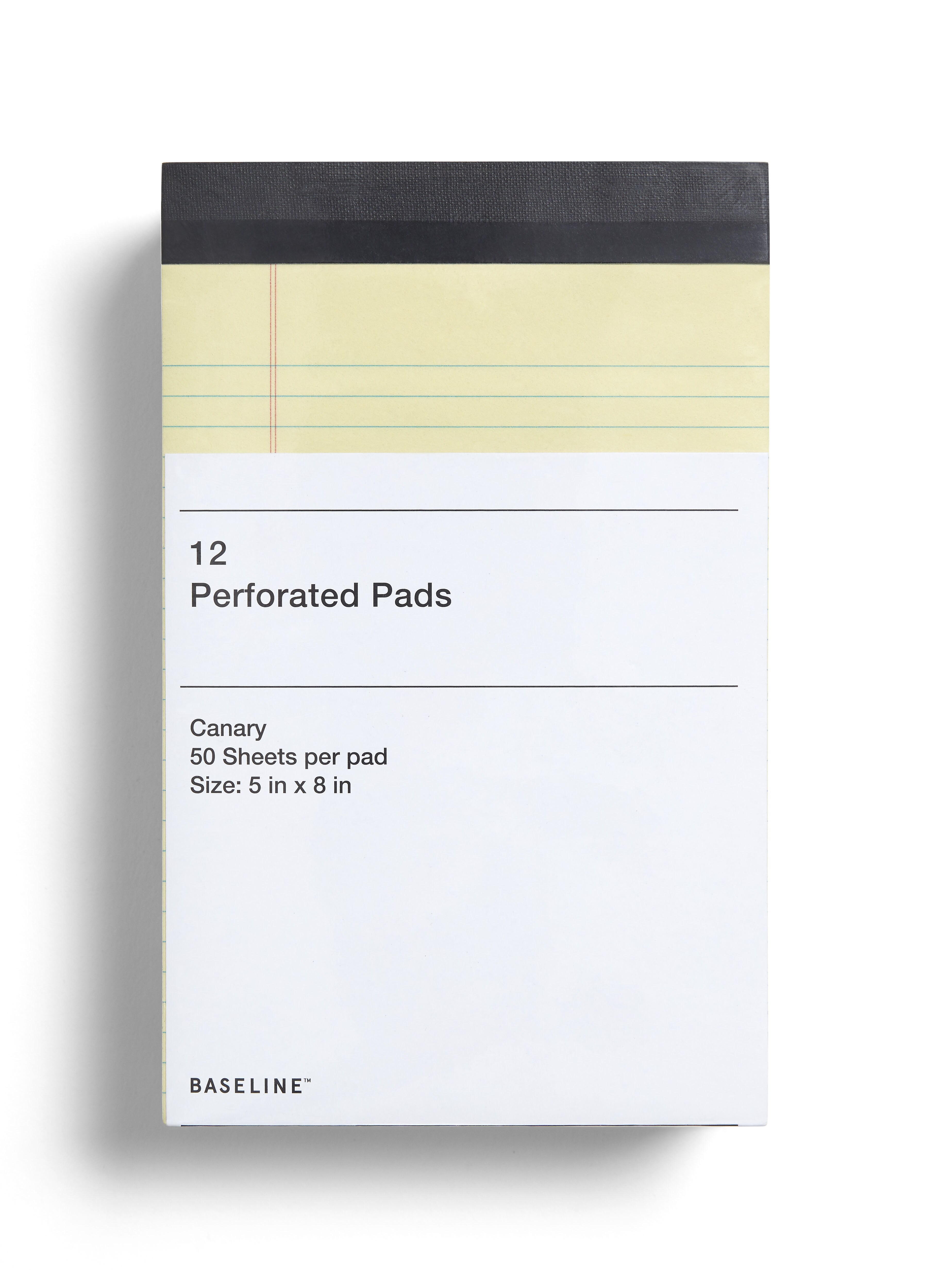 Staples Notepads, Narrow Ruled, Canary, 50 Sheets/Pad BL57656 Walmart