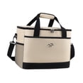 thumbnail image 4 of Bolsa térmica reutilizable para picnic con correas de transporte, de tela Oxford, bolsa refrigeradora para camping, barbacoa, oficina y Caqui, 4 of 8