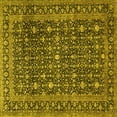 thumbnail image 1 of Ahgly Company Indoor Square Persian Yellow Traditional Area Rugs, 3' Square, 1 of 4