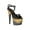 Gold, variant on 709-Cari 7" Pointed Stiletto Mule Sandal