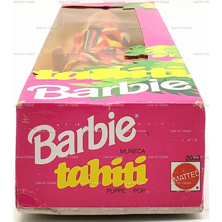 Tenue Barbie Mattel Robe Tahiti 1992 - Modèle N°1218 - Occasion En L'état