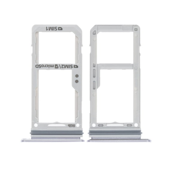 Replacement Dual Sim Card Tray Compatible For Samsung Galaxy S8 / S8 Plus (Orchid Gray)