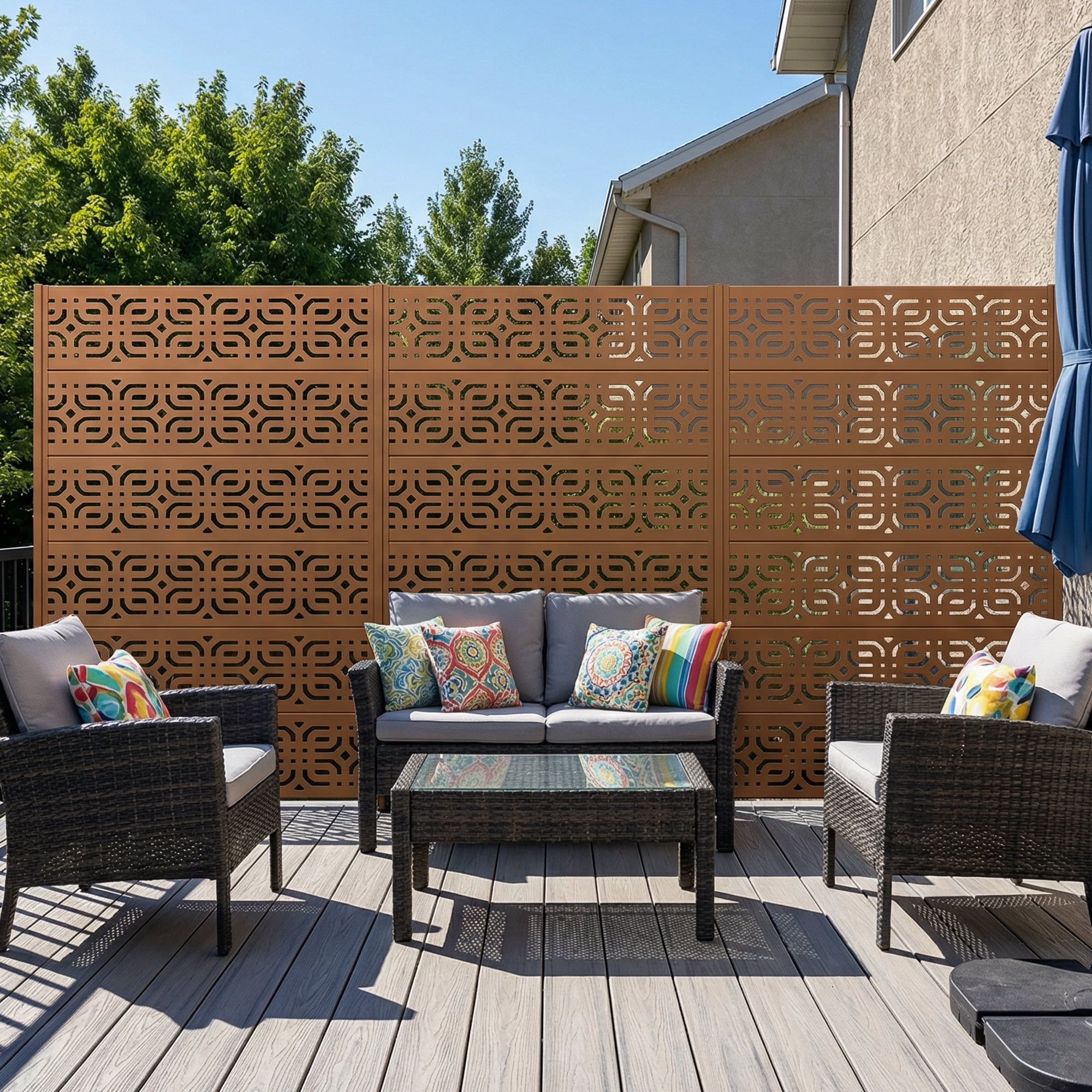 Outdoor Metal Privacy Screen
