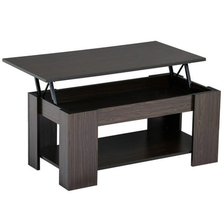 Tables Yaheetech Lift Up Top Coffee Table With Under Storage Shelf Modern Living Room Furniture Espresso