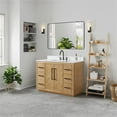 thumbnail image 3 of Bellavia 48" Wood Vanity in Weathered Fir Engineered Stone Top with Mirror, 3 of 13