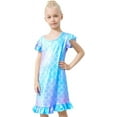 thumbnail image 2 of Girls Nightgowns Unicorn Sleepwear Night Sleep Dress Pajamas Little Kids Toddler Soft Nightgown, 2 of 6
