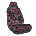 thumbnail image 1 of Wukai Colorful Hawaii Palms Full Set Car Seat Covers with Soft Padding Universal Auto Front Seats Protector and Cushion Mat, 1 of 5
