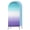 Purple, Teal, White, variant on 6FT Arch Backdrop Covers, Grey Turquoise White Wedding Arch Cover Stretchy, Classic Minimalism Neutral Ombre Chiara Arches Backdrop Stand Covers for Birthday Baby Shower Party Banquet Decor