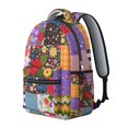 thumbnail image 2 of Pioneer Flower Backpack for School,Cute School Bag,Schoolbag with Adjustable Shoulder Straps & Padded Back,15.3"x11"x7.1"., 2 of 6