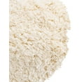 thumbnail image 6 of Unique Loom Infinity Shag Collection Area Rug - Jinko (4' 1" Round Pearl/Ivory), 6 of 7