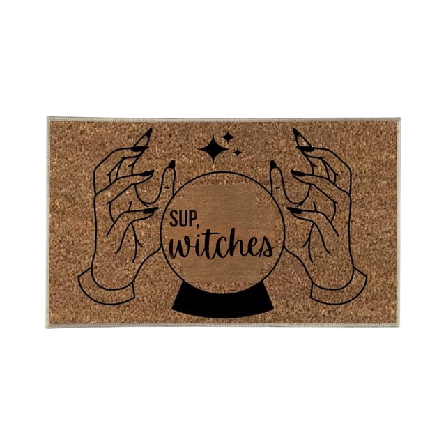 ICQOVD Halloween Printed Carpet, Non-Slip Mat for Entry Door, Absorbent Bathroom/Kitchen Mat, Easy to Clean, Machine Washable, Perfect for Halloween Decor and Gifts