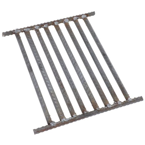 Hemoton Grill Grates Replacement Parts Iron Bbq Grill Grates Cooking Grate Fireplace Wood Log Holder Rack Iron Grill Fireplace Log Grate