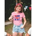 thumbnail image 2 of Born On 4Th Of July T-Shirt Women -Image by Shutterstock, Female Large, 2 of 4