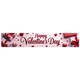 thumbnail image 6 of Valentine's Day Romantic Decorative Banner with Hearts Gifts Cupcakes Champagne Valentine's Day Celebration Wedding Party Supplies Photography Props Background, 6 of 8