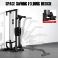 thumbnail image 2 of FORGEMUS Cable Crossover Machine with 16 Positions, Wall Mounted Lat Pulldown & Functional Trainer for Home Gym, Space Saving Pulley Tower, 2 of 10