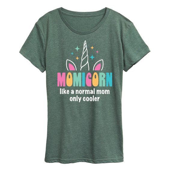 Instant Message - Momicorn - Women's Short Sleeve Graphic T-Shirt