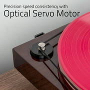 Fluance RT85 Reference High Fidelity Vinyl Turntable Record Player with Ortofon 2M Blue Cartridge, Acrylic Platter, Speed Control Motor, High Mass MDF Wood Plinth, Vibration Isolation Feet - Walnut