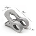 thumbnail image 3 of Yesbay Large Plastic Windproof Quilt Clothes Beach Towel Hanging Clip Pegs Clothespin,Grey, 3 of 8