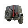 Rampage by RealTruck Rear Recovery Bumper for Jeep Wrangler JK | Reciever Hitch, Steel, Black | 88605 | Compatible with 2007 - 2018 Jeep Wrangler JK