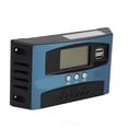 thumbnail image 3 of Controlador de carga solar de 12 V y 24 V con identificación inteligente, carga MPPT, pantalla LCD, regulador de carga de panel solar de 50 A (descarga de 20 A), 3 of 14