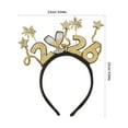 thumbnail image 4 of HONMEET Metal Headband with Sparkling Star Design, Colorful Holiday Hair Accessory for New Year and Festive Celebrations, 4 of 6