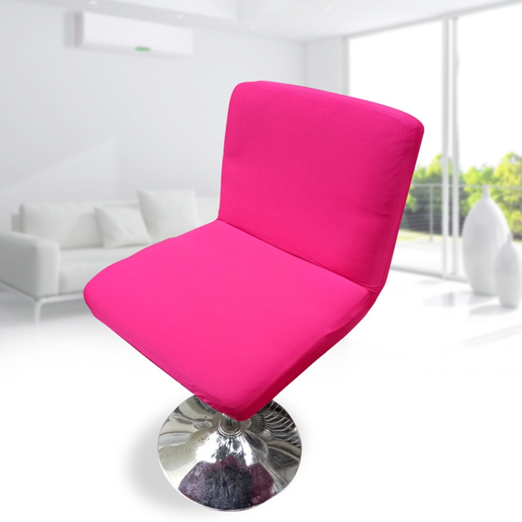 Details about   Short Chair Seat Covers Protection Dining Slipcover Stretch Bar Stool Low-Back 