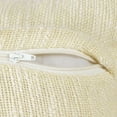 thumbnail image 4 of Laddha Home Designs Handwoven Solid Fringe Edge Cotton Throw Pillow - 20" - Yellow and White - Set, 4 of 9