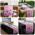 thumbnail image 6 of Pink Floral Table Runner 70 Inches Long, Vintage Botanical Gradient Pastel Painting Kitchen Coffee Dining Table Decoration for Home Party Birthday Wedding Home Decor 13x70 Inches, 6 of 8