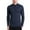 #463-Dark Blue, variant on Handshe Men's Solid Color Sport Dry-Fit Half-Zip Long Sleeve Shirt with Stand Collar, Quick-Dry Athletic Top for Men, Workout Hiking Running Performance Apparel