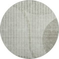 thumbnail image 2 of Addison Rugs Mayfield Washable Transitional Striped Taupe Round Rug, 8' x 8', 2 of 5