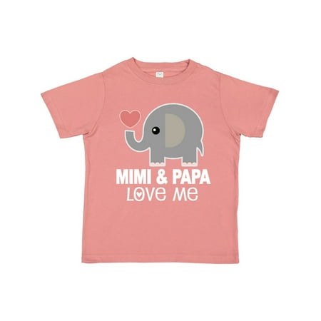 

Inktastic Mimi and Papa Love Me Grandkids Gift Gift Toddler Boy or Toddler Girl T-Shirt