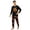Men, variant on Halloween Jack-O'-Lantern Print Matching Family Pajama Sets with Soft Cotton Blend Fabric Featuring Round Neck Long Sleeves Women S