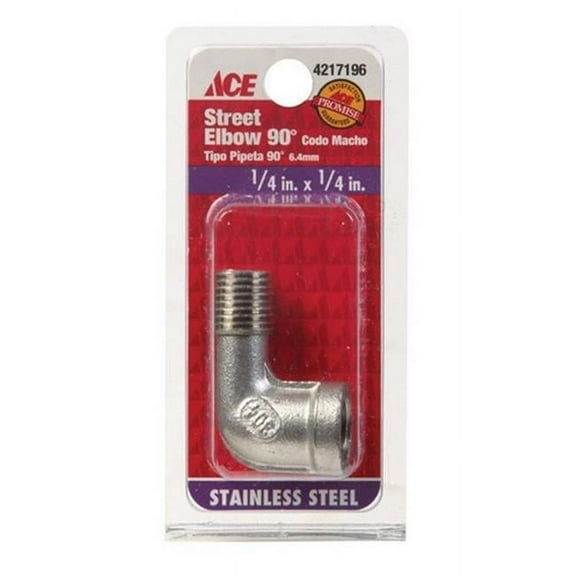 Smith-Cooper S3014SE002CS 0.25 in. 90 Degree FPT Steel Street Elbow