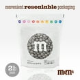 thumbnail image 3 of M&M'S World Silver Milk Chocolate Candy 2lb Bag for Celebrations and Party Favors, 3 of 10