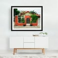 thumbnail image 2 of Tulum Residential 01 - Tulum Quintana Roo Mexico Photography Tropical Architecture Palm Tree Vintage Street Photography Botanical Travel Poster Black Framed Wall Art Print 9 x 12 inches, 2 of 3